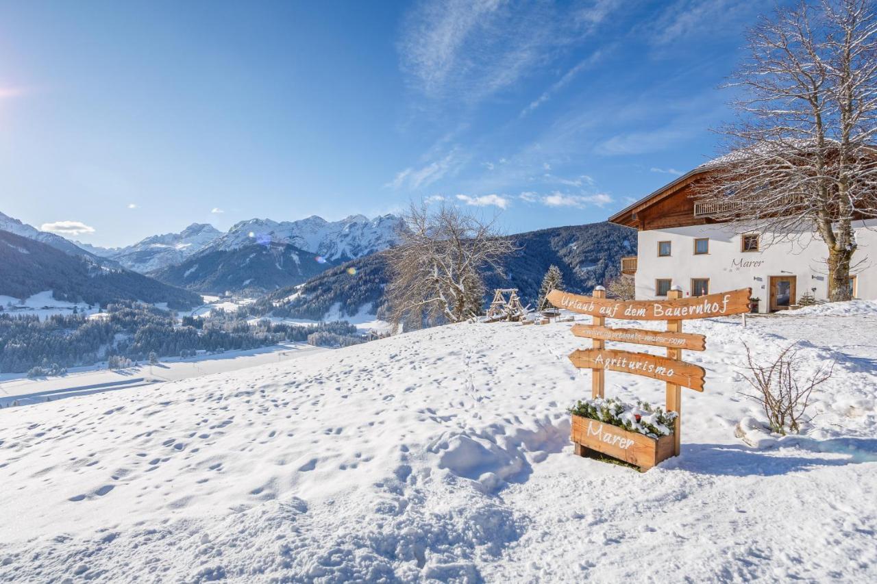 Apartamento Agriturismo Marer Urlaub Auf Dem Bauernhof Villabassa Exterior foto